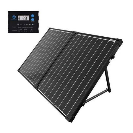 UPC: 6970051095529 | ACOPOWER 100W portable solar panel kit with waterproof 20A LCD charge controller for Both Generator and 12V Battery for RV & Marine