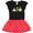 Black & Red with Polka Dots, variant on Inktastic Scientist Kids Chemistry Beakers Girls Toddler Dress