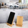 thumbnail image 2 of Wooden Cell Phone Stand Tablet Stand Phone Dock : Cradle Holder Stand Compatible with Pad, 2 of 7