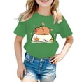 thumbnail image 1 of Huanglei Été Garçons Filles Col Rond Imprimé Animal Dessin Animé T-Shirt Décontracté Manches Courtes Tee Tops, 1 of 4