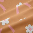 thumbnail image 5 of Erosebridal Cute Bowknot Daisy Black Out Curtains,Cartoon Flowers Blossom Curtains Pack of 2 (42x63 Each) For Girls Kids,Orange White Pink, 5 of 7