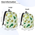 thumbnail image 4 of Balery Cartoon Fruit Vintage Canvas Backpack for Men and Women - Large Capacity, Durable Travel Laptop Bag for School, Work, Hiking, and Outdoor Activities, 4 of 7