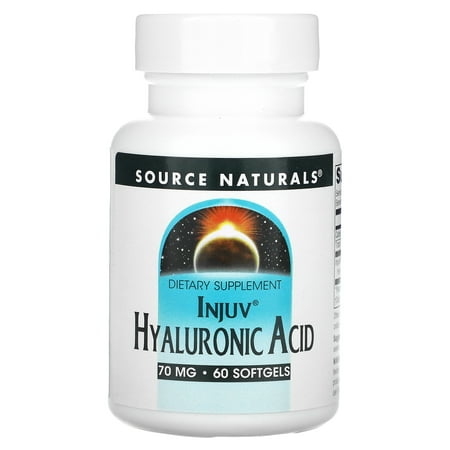 Source Naturals Injuv Hyaluronic Acid - 70 mg, 60 Softgels