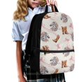 thumbnail image 2 of Binienty Watermelon Capybara 5 Piece Kids School Backpack With Lunch Bag Set For Girls Middle School 17 Inch Schoolbag With Front Pockets Lunch Box Aesthetic Pencil Bag Keychain Gifts For Students, 2 of 7