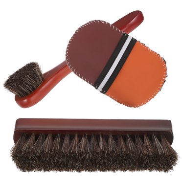 RAGUPEL Shoe Polish Car Seat Saddle Soap for Leather Horsehair Brush Polishing Suite