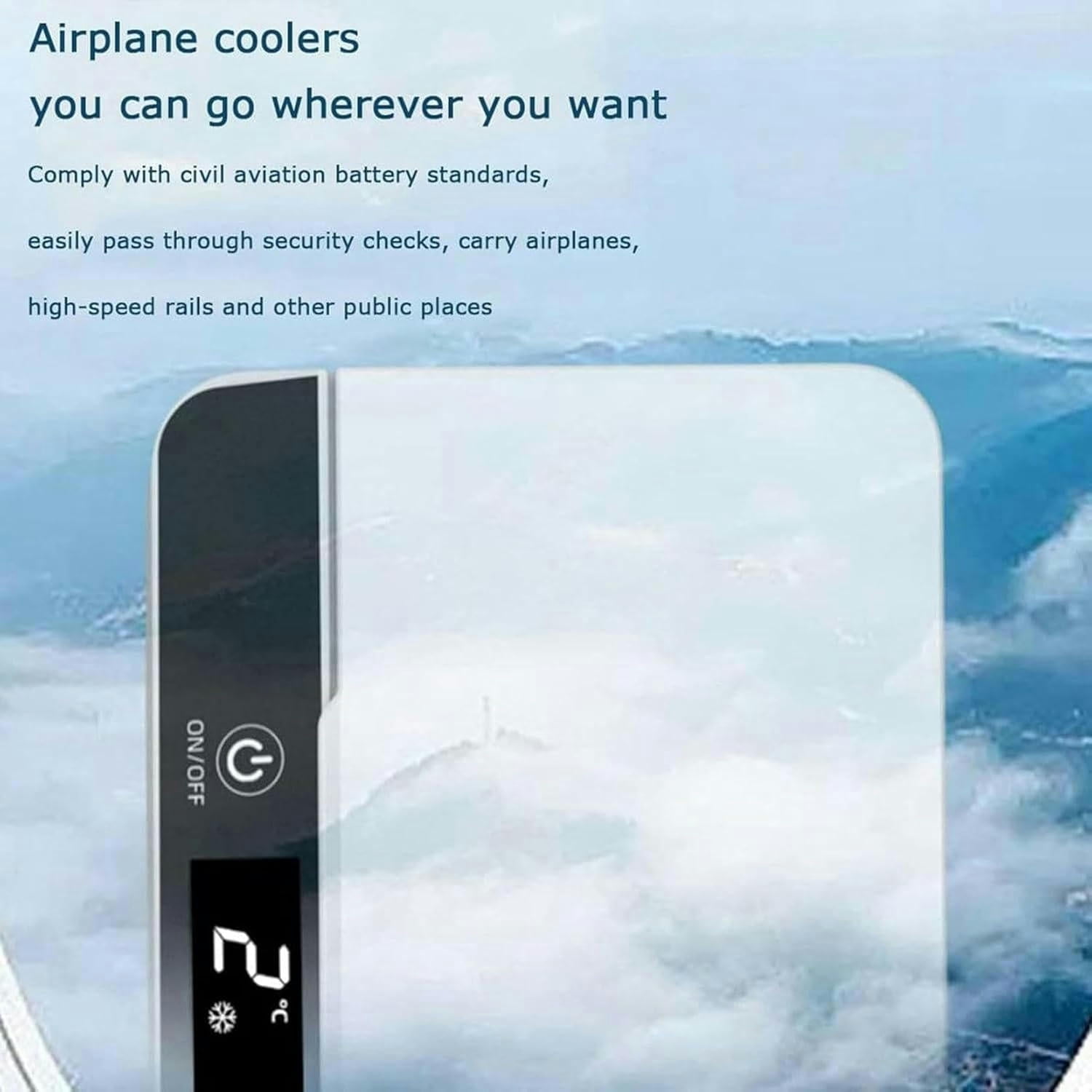 GXCZ Insulin Refrigerator, Mini USB Medical Refrigerator, LCD Screen, Adjustable 0-18 , Car, Travel, Home, 2-Battery Portable Insulin Refrigerator