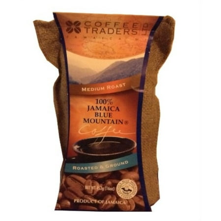 Jamaica Blue Mountain Coffee Certified 100 Pure, Roasted Ground 1