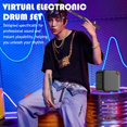thumbnail image 4 of Upgraded Drumsticks with Speaker, Virtual Electronic Drum Set, Electric Drumsticks Drum Set, 3D Motion Sensing RGB, Electronic DrumSet & Pedals & Bluetooth Adapter & 8 Sounds, 4 of 9
