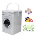thumbnail image 4 of Stationery Container,  Mellow Laundry Powder Storage Box Exquisite Stable Rust Proof With Handle For Household Item, 4 of 8
