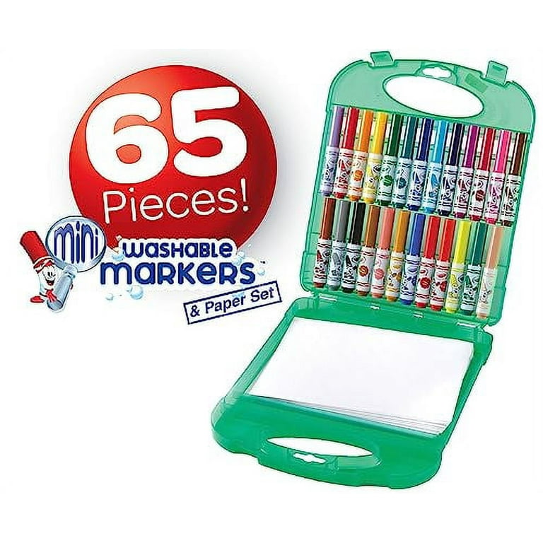 Crayola Pip Squeaks Marker Set (65ct), Washable Markers for Kids, Kids Art  Supplies for Classrooms, Mini Markers for School, Ages 4+ 