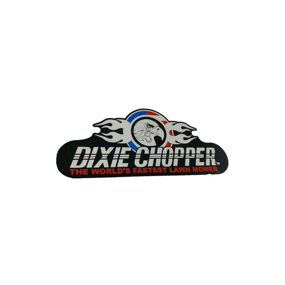 Dixie Chopper Guard Rear Decal for XC3366, XC3374 & XC4074 Lawn Mowers / 800210