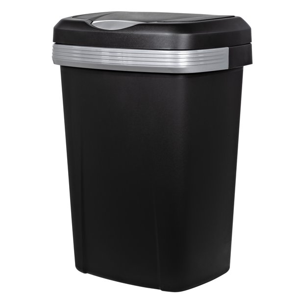 12.1gal Hefty Premium Touch Lid Trash Can, Multiple Colors Walmart