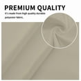 thumbnail image 3 of Easy-Going Outdoor Curtains for Patio Waterproof Cabana Grommet Curtain Panel, Beige, 100 x 95 inch, One Panel, 3 of 7