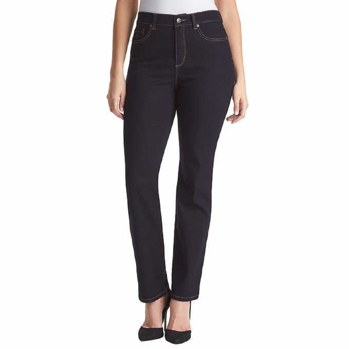 Gloria Vanderbilt Women's Amanda Slimming Stretch Denim Jeans (Dark ...