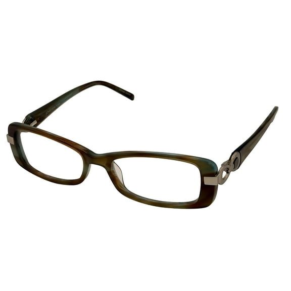 Jones New York Eyeglasses Aqua Brown 52MM