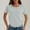 Gray, variant on Rezuofi 2 Pcs Summer Tops for Women 2025 Short Sleeve Solid Color Tunic Tee Shirts Loose Fit Crew Neck Casual Basic Blouses
