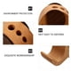 thumbnail image 4 of 1 soporte creativo de madera para almacenamiento de teléfonos y bolígrafos., 4 of 5