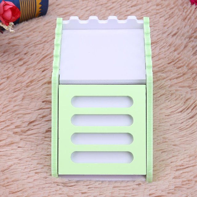Hamster Staircase Villa Sleeping House Bear Pet Nest Log Cabinet (Verde) Ndcxsfigh Para estrenar