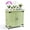 Green, variant on Outdoor Potting Bench with Metal Work Top - Waterproof Garden Storage Cabinet, Wooden Tool Station Shed for Backyard, Patio, Lawn Gardening