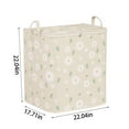 thumbnail image 3 of Clothing Storage Organizer,Clothes Hamper, Clothes Hamper Dustproof Clothes Storage Bin Heavy Loading Fabric Storage Bins With Zipered Lid ＆ Handles Blanket Storage for Home,BG6-140L, 3 of 4