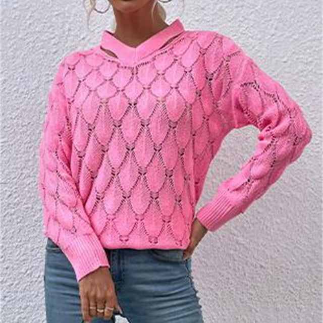 Wolfast Hauts à Col Halter pour Femmes Pull d'Hiver Sans Bretelles Mode