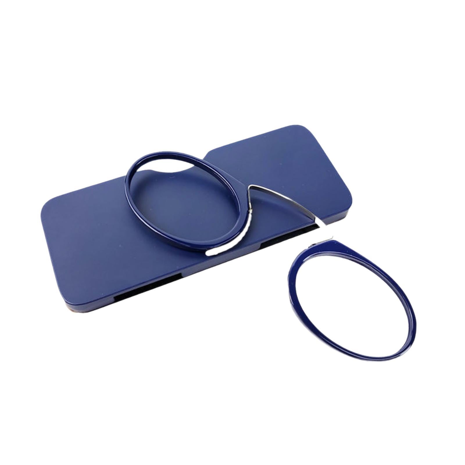 BELOVING Armless Reading Glasses Nose Clip on Glasses for Reading Newspapers Shopping