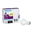 thumbnail image 3 of Philips 463000 - 10A19/LED/850/FR/P/ND 4/2FB A19 A Line Pear LED Light Bulb, 3 of 4