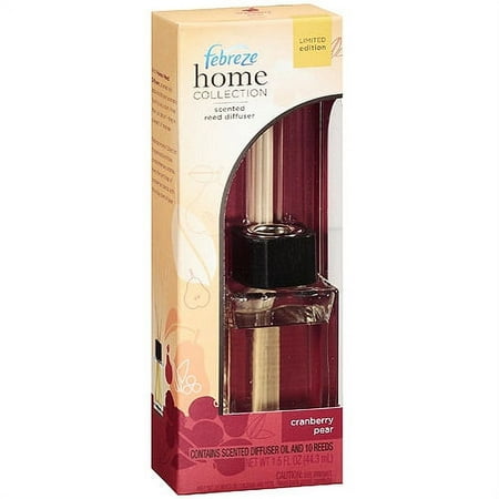 Febreze Home Collection Scented Reed Diffuser, Cranberry Pear 1 set