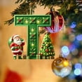 thumbnail image 3 of pathside 26 Letters Christmas Tree Hanging Pendants, 26 Christmas Letters Ornaments with Christmas Tree Santa Claus, Decorative Letters Hanging Xmas Alphabet Letters for Christmas Tree Decor (T), 3 of 4