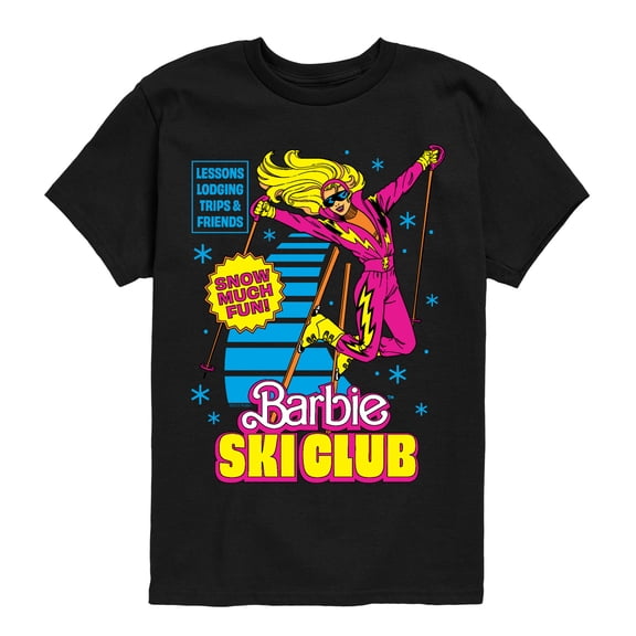 Barbie - Ski Club - Youth Boys Short Sleeve Graphic T-Shirt