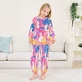 thumbnail image 5 of BZSMCE Unisex Fluffy Pajama Set Bunny Cloud Dreams Printed, 5 of 8
