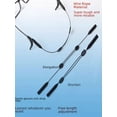 thumbnail image 2 of Correa de cuerda para gafas Cordón ajustable para gafas Gafas deportivas Gancho para la oreja antideslizante Cubierta anticaídas para los ojos Cubierta antideslizante, 2 of 5