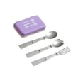 thumbnail image 4 of jinwen Camping Cutlery Set Folding Dinnerware Flatware for Backpacking Picnic Party, 4 of 9