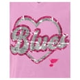 thumbnail image 6 of Girl's Youth New Era  Pink St. Louis Blues Flip Sequin V-Neck T-Shirt, 6 of 6