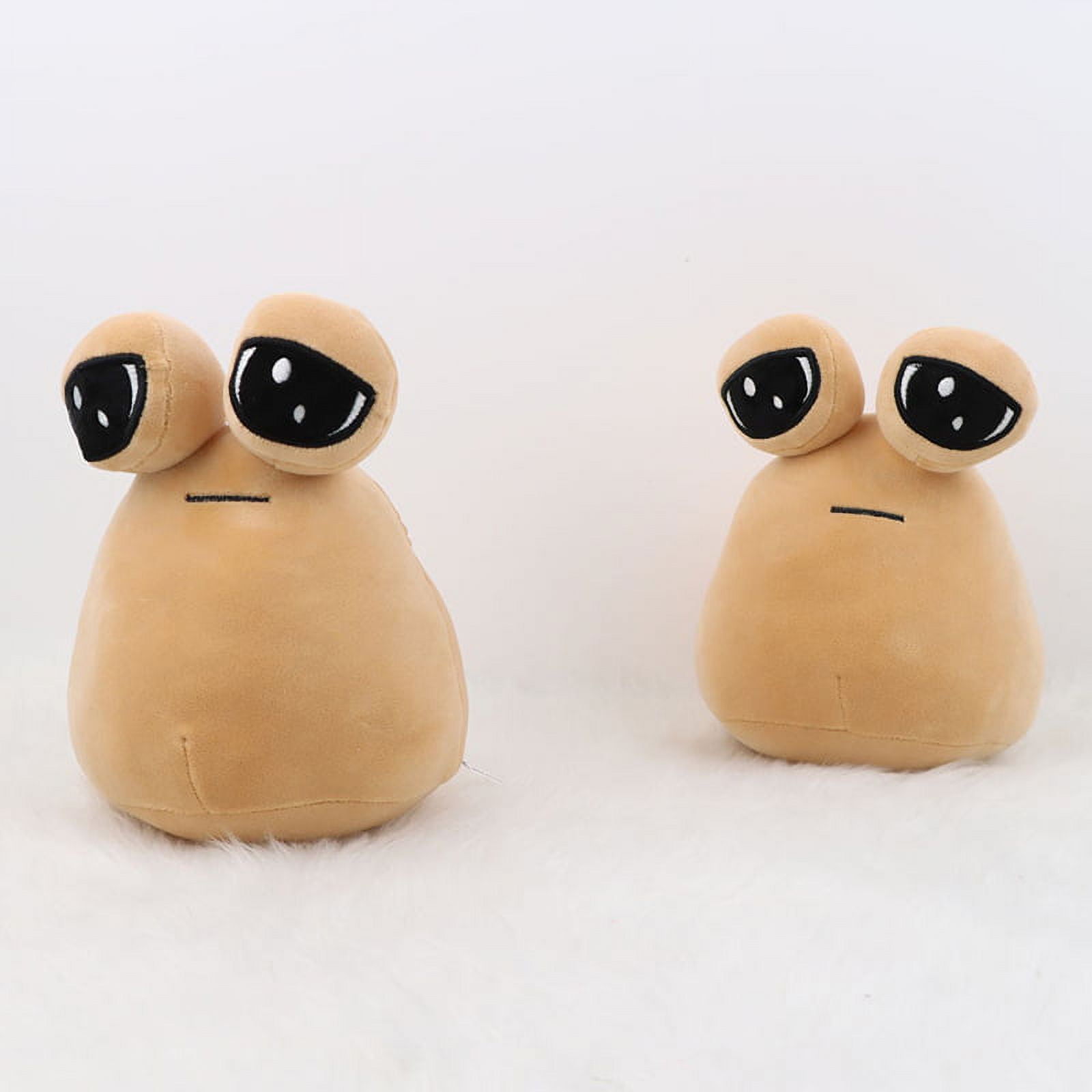 2 Peças De Brinquedo De Pelúcia Alien Pou Furdiburb, Sem Emo