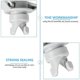 thumbnail image 3 of Inflatable Boat Air Valve Cover 8 Holes 2Pcs, Leak-Proof PVC Valve Caps for Kayak, Dinghy, Surfboard Accessories, 3 of 5