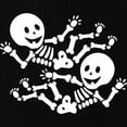 thumbnail image 2 of CafePress - Halloween Twin Skeletons Maternity Dark T Shirt - Maternity Dark T-Shirt, 2 of 3