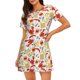 thumbnail image 1 of Fotbe Crabs And Beer Bata de Dormir para Mujer con Estampado, Camisón de Algodón de Manga Corta, Ropa de Dormir Casual, 1 of 6