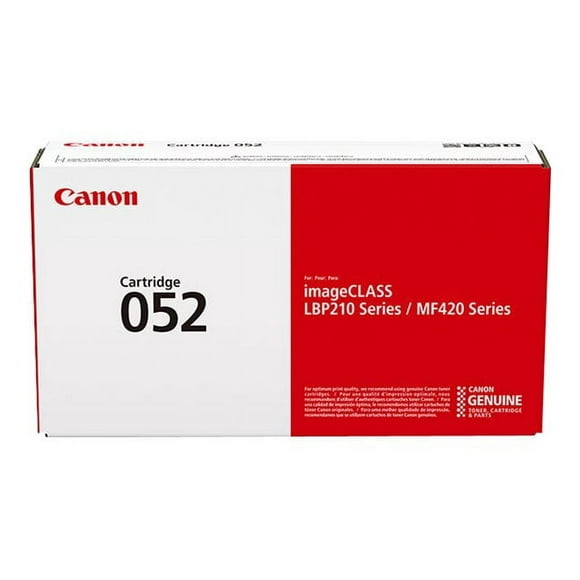 Canon 052 - Noir - original - Cartouche de toner - pour imageCLASS LBP212, LBP215, MF429; i-SENSYS LBP212, LBP214, LBP215, MF421, MF426, MF429