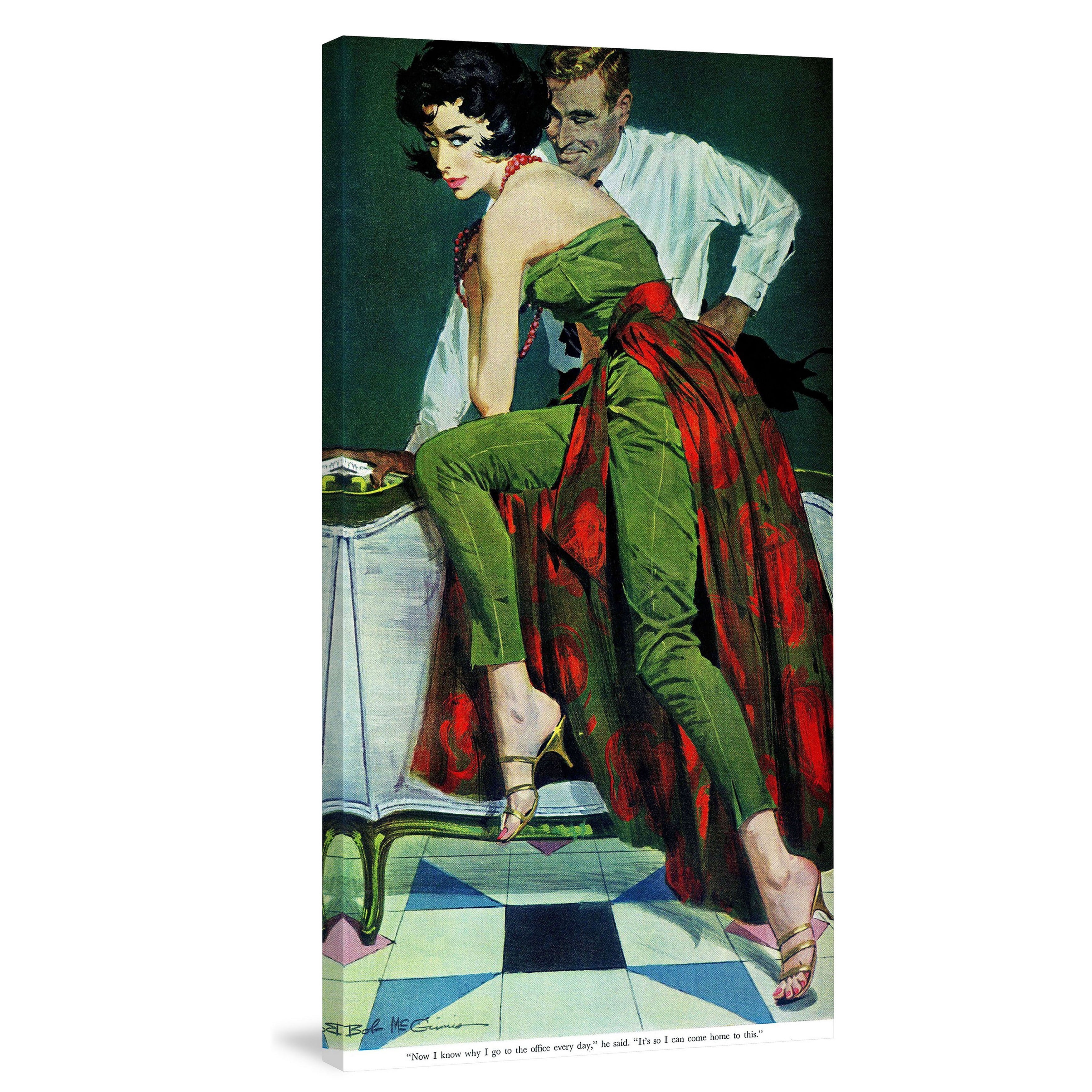 Marmont Hill "The Other Wife" by Robert McGinnis Painting Print on Canvas