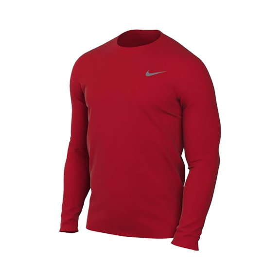Nike Men's Team Legend Long Sleeve Tee Shirt Large, Red