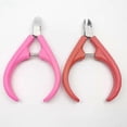 thumbnail image 3 of 2 pcs Red Black Manicure Clips Set for Men Hair Care Kit Clippers Cuticle Protector Cutter Nail Art Tools Manicure Tools Pearl Hair Clip Cuticle Remov, 3 of 4