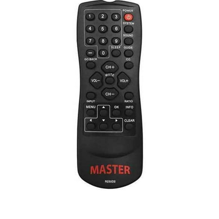 Rca Remote Control Black 29/64 Depth R230D2