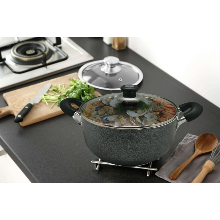 Lake Tian Nonstick Cookware Pots and Pans Set/Cookware Sets/Frying Pan  Set/Sauce Pans Set With Glass Lids Dishwasher Safe, Non Stick Cookware Set