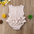 thumbnail image 3 of CNKOO Baby Girl Sleeveless Romper Ruffle Tutu Dress Jumpsuit Outfit, 3 of 9