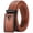 Brown1, variant on Men's Belts Casual Snug Fit Micro Adjustable Matte Alloy with Micro Fit for Casual Work Belts Men Modern Desgin Practical Daily Use Black Free Size