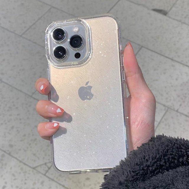 Funda transparente con purpurina ostentosa de lujo para iPhone 14 Pro Max 13 12 11 X XR XS 7 8 Plus SE 2022 MiNi, funda blanda transparente a prueba de golpes Dengxun unisex