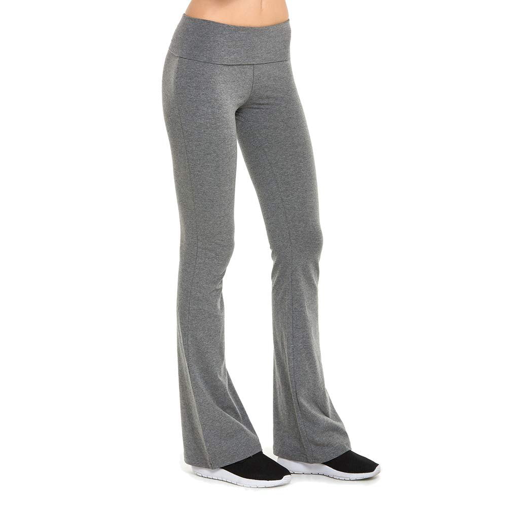 DailyWear - DailyWear Womens Stretchy Cotton Blend Yoga Pants Leggings ...