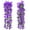 Purple, variant on Spencer 2Pcs Artificial Hanging Flowers 2.6Ft Fake Purple Violet Plants Vine for Indoor and Outdoor Decoration