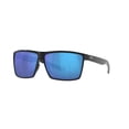 thumbnail image 2 of Gafas de Sol Costa Del Mar para Hombre, Montura Negra Brillante, Lentes Espejo Azul, 2 of 7